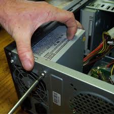 Removing screws on PC Power Supply